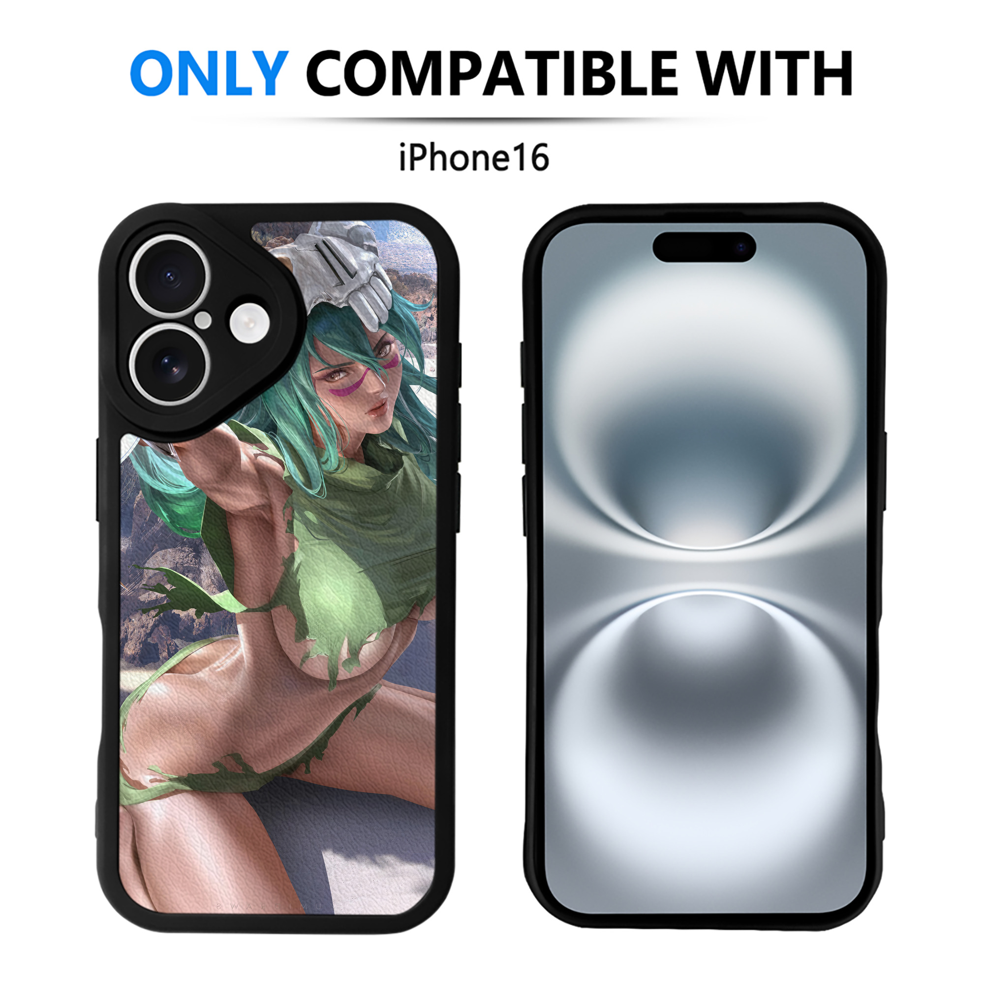 （画像用） ブリーチ BLEACH 【iPhone 16シリーズ対応】シリコンスマホケース（レザー調） 材質：シリコン